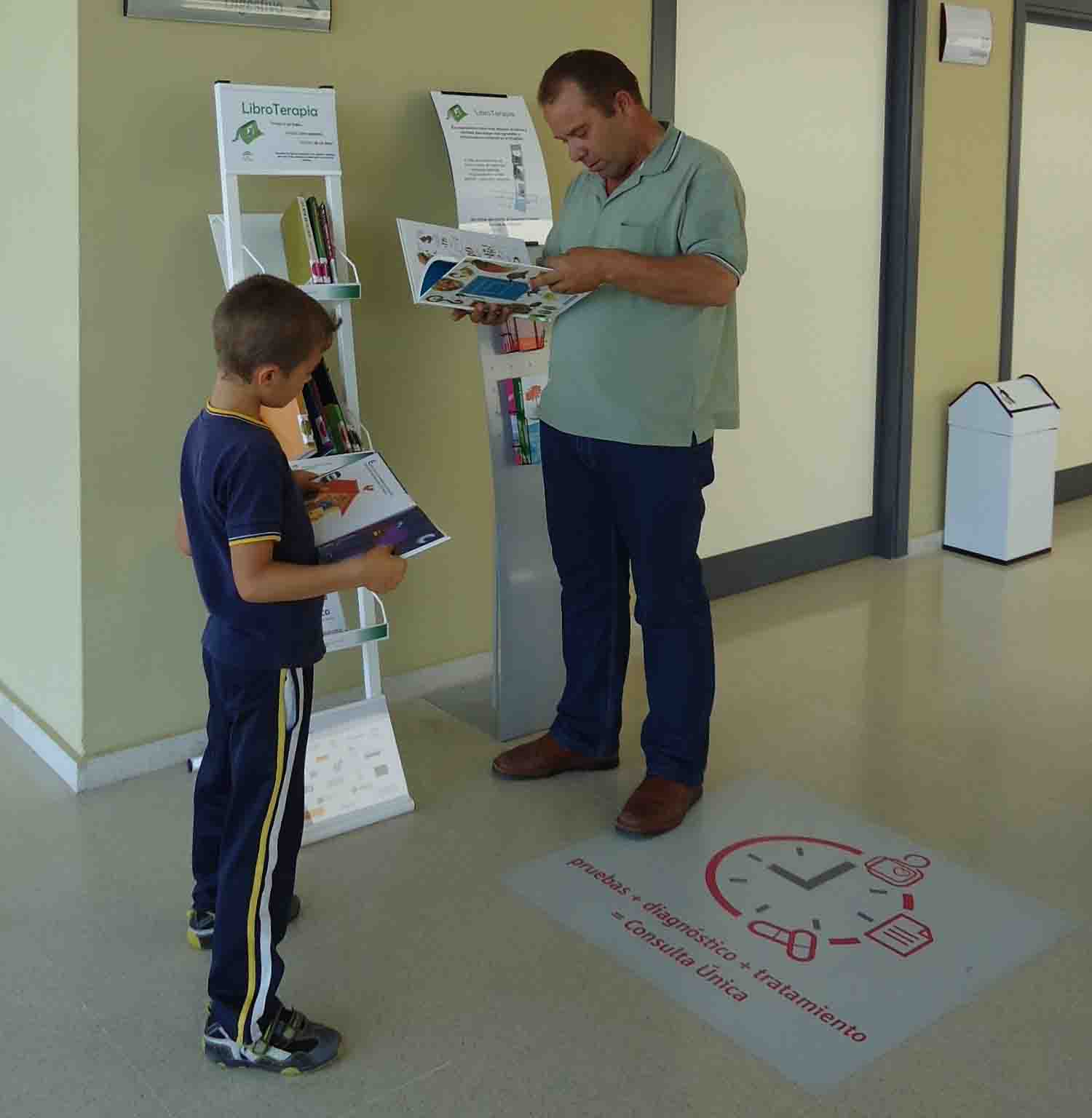 Ms de 4.000 libros para amenizar su estancia