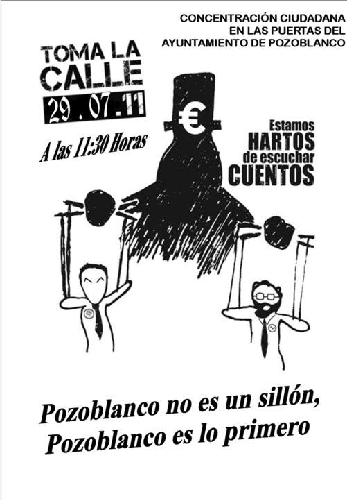 �Toma la calle! Pozoblanco no es un sill�n