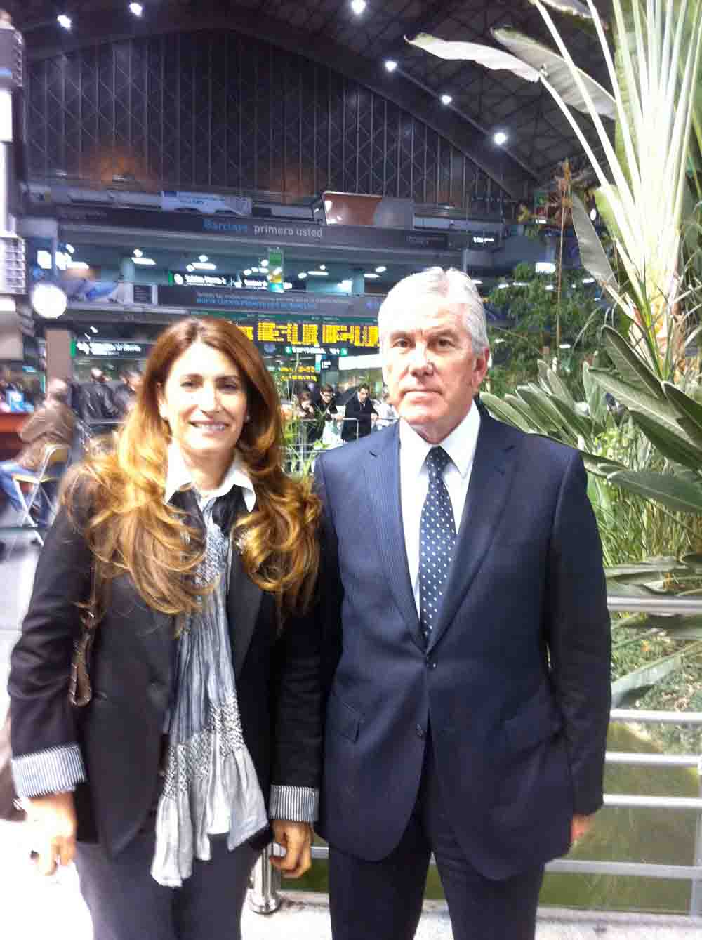 Estacion de Atocha. Luisa y Palmiro Soriano