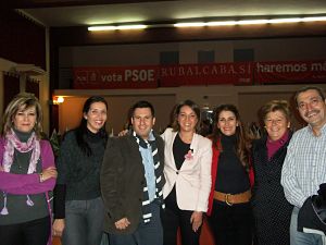 Mitin  en el Polivalente