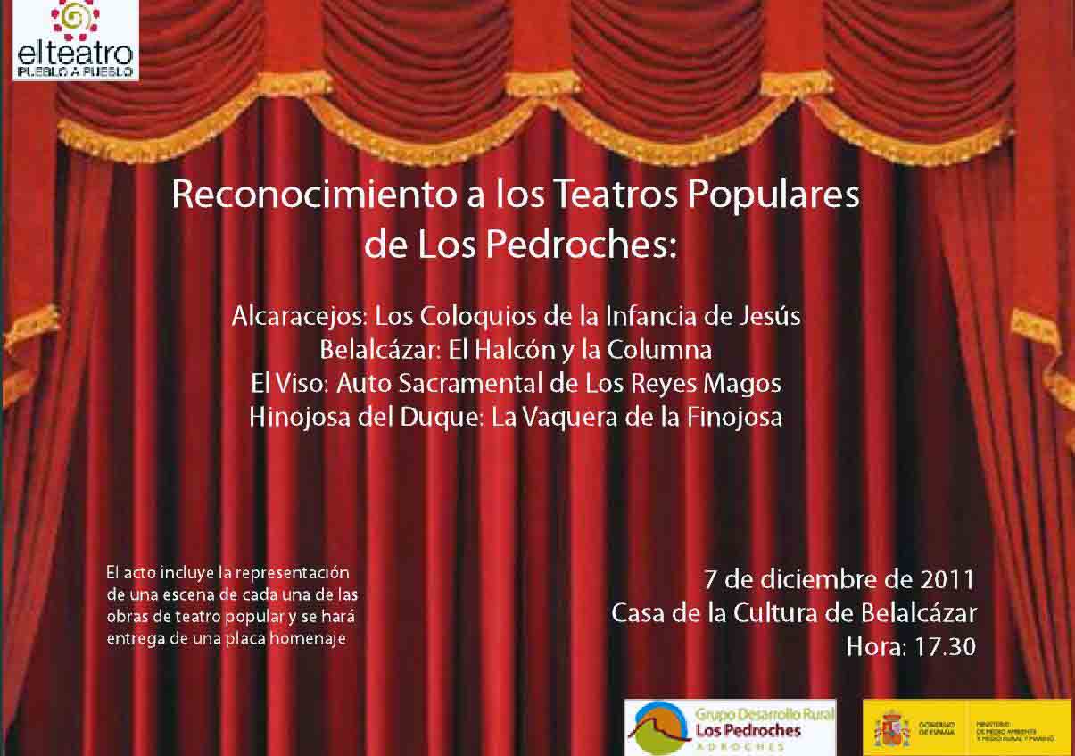 Teatro popular en Belalc�zar 