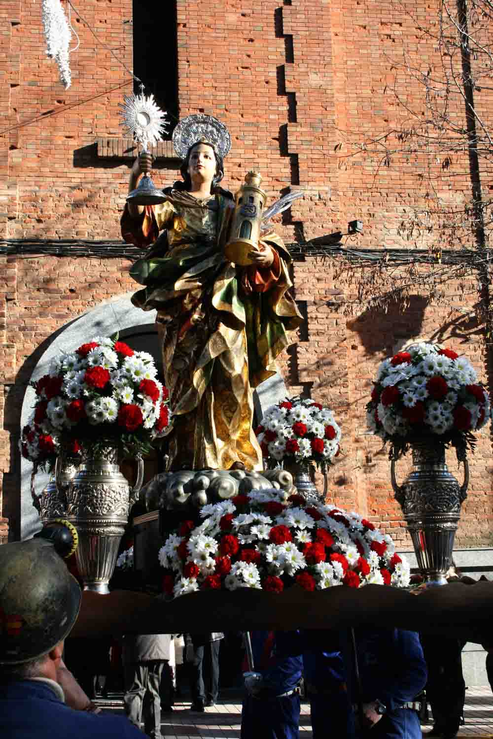 Festividad de Santa B�rbara en Pe�arroya