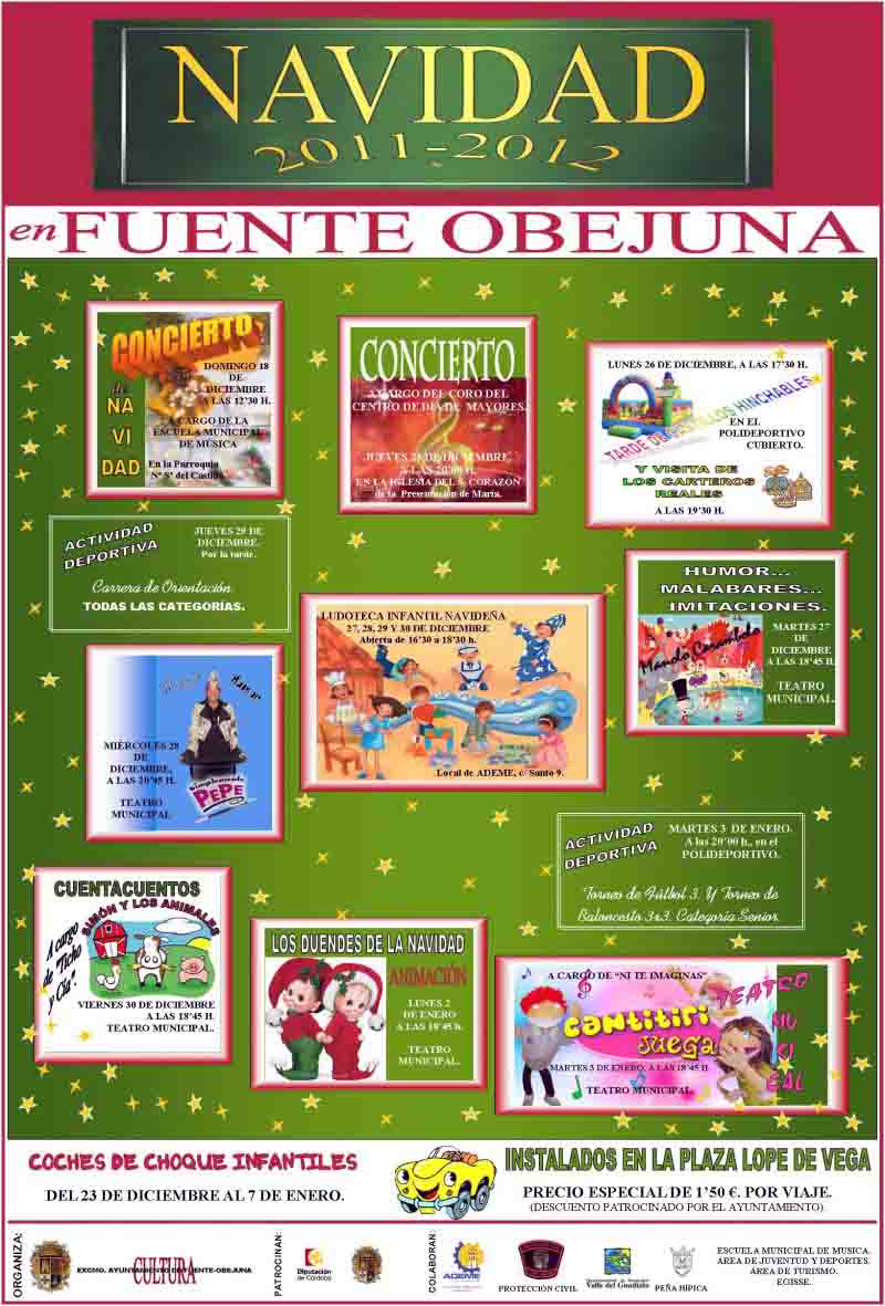 Actividades Navideñas en Fuente Obejuna