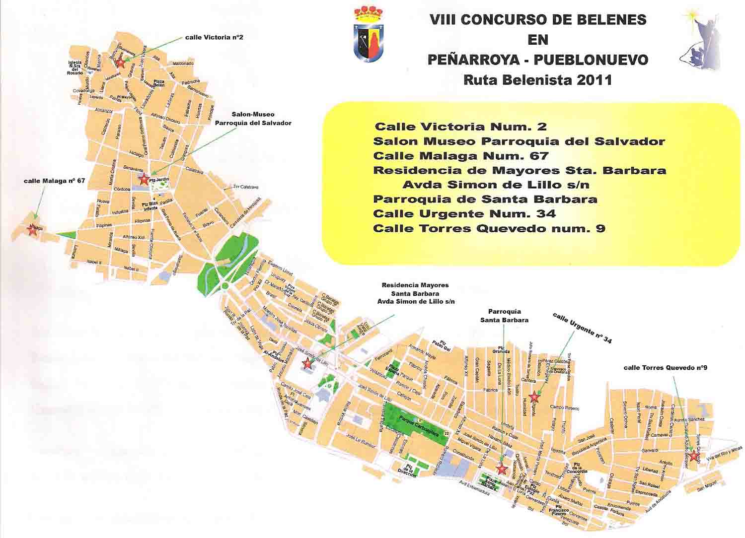 Ruta belenistica 2011 del VIII Concurso de Belenes