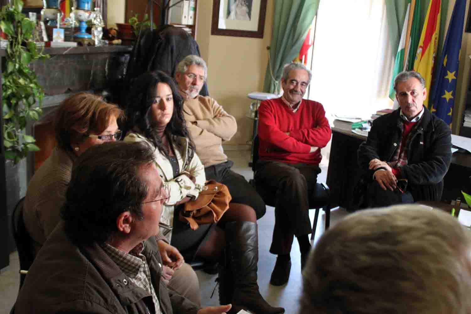 Mesa de Trabajo en Belmez con los Diputados de IU