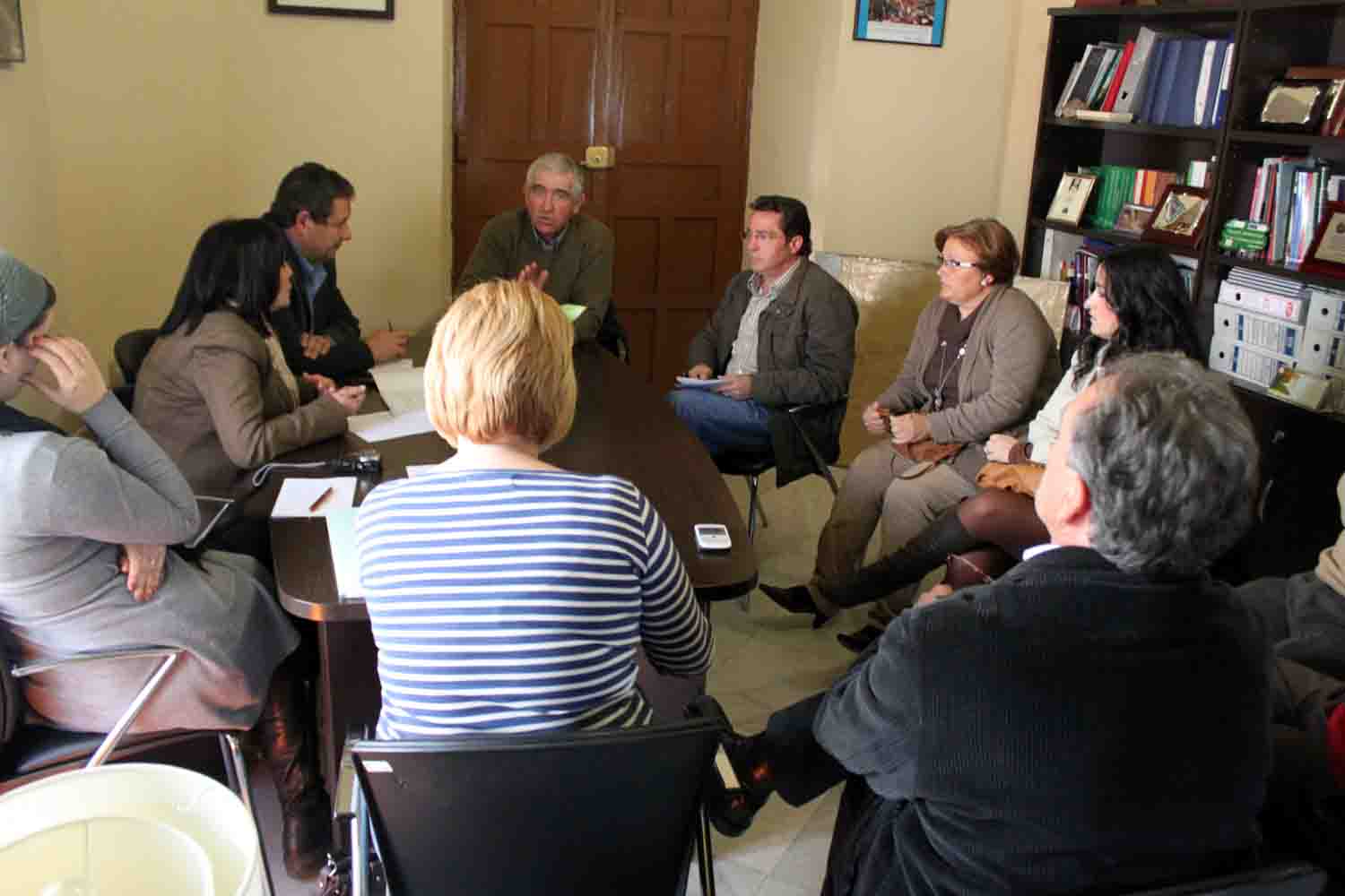 Mesa de Trabajo en Belmez con los Diputados de IU