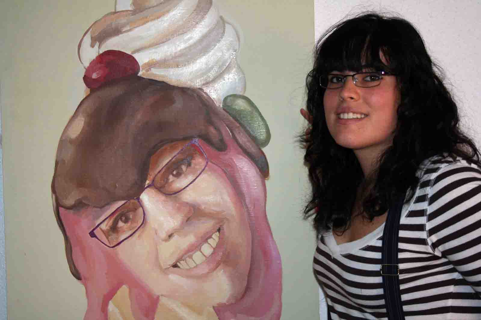 Clara G�mez, pintora de Villaviciosa