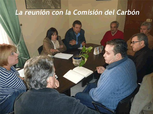 Juan M. Ramos en una reciente reunin en Belmez