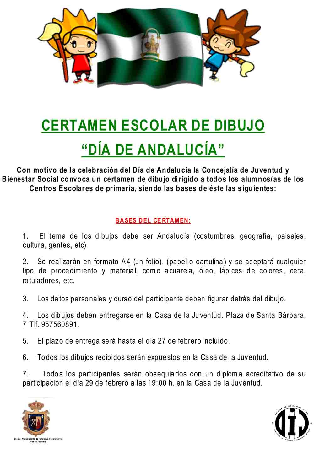 Cartel certamen de dibujo