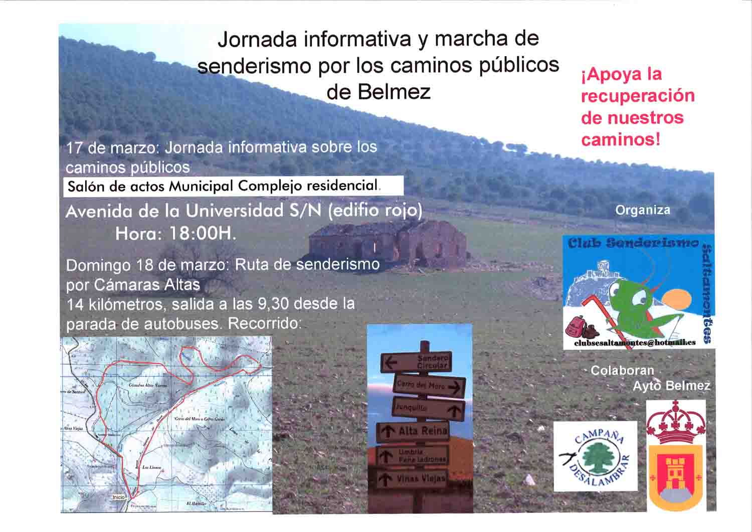 Senderismo por los caminos pblicos de Belmez