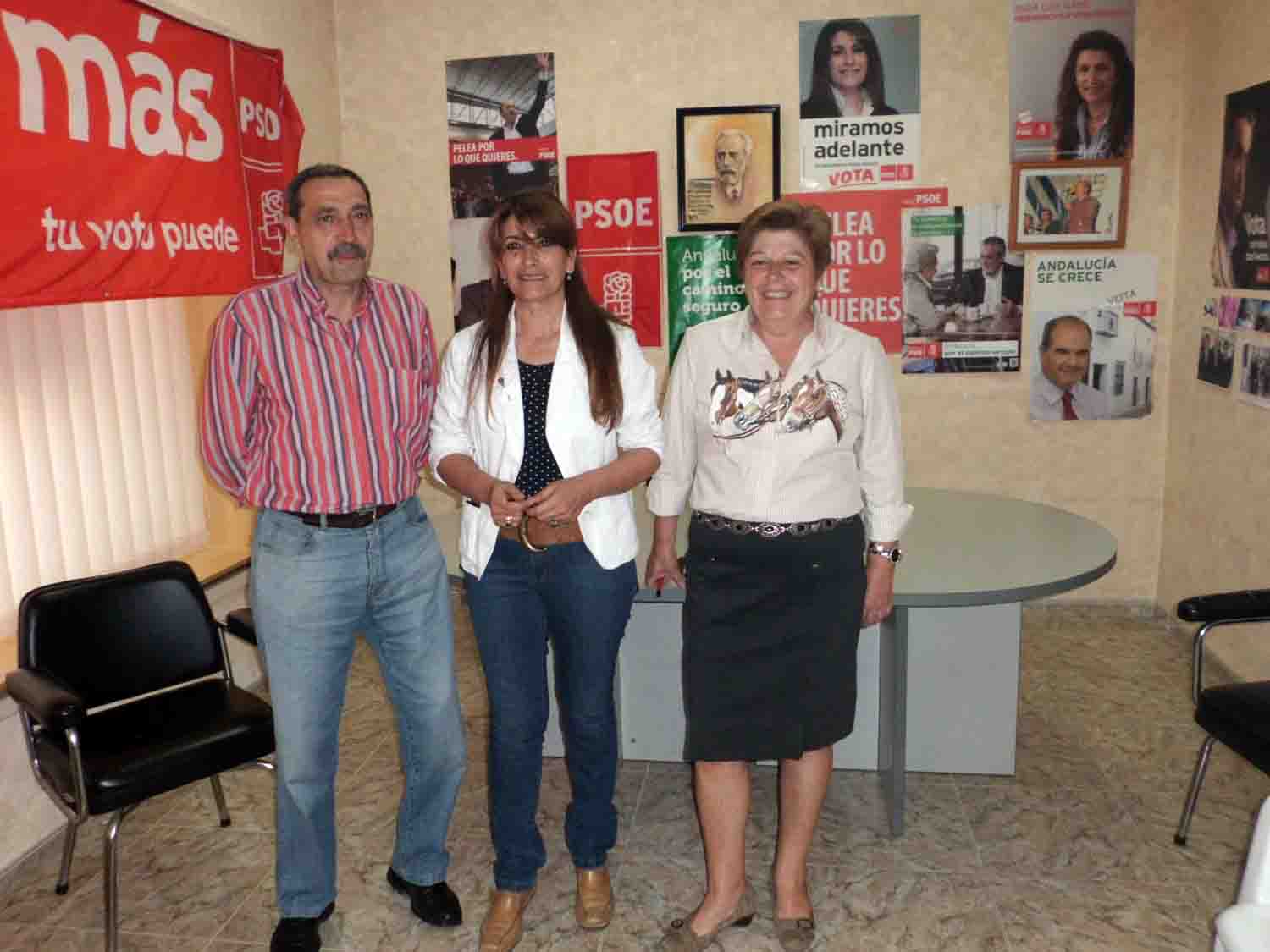 Rueda de prensa del PSOE de Pe�arroya