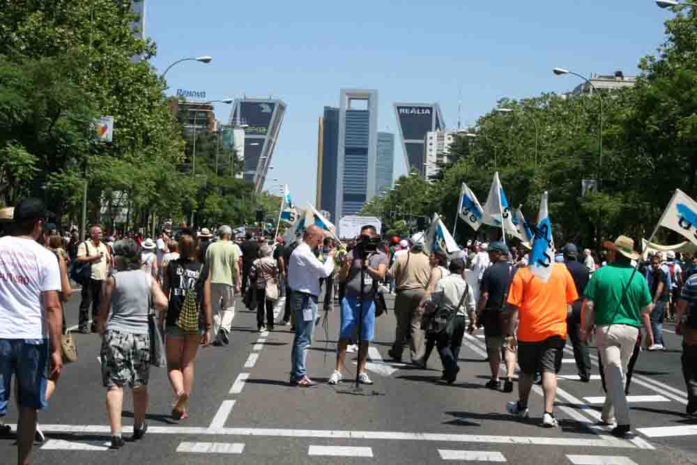 El Guadiato presente en la manifestacin de Madrid