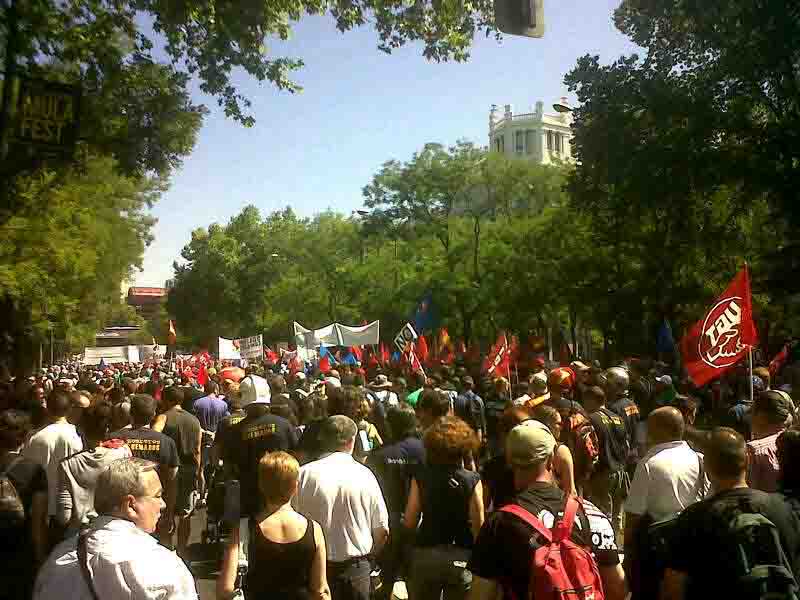 El Guadiato presente en la manifestacin de Madrid