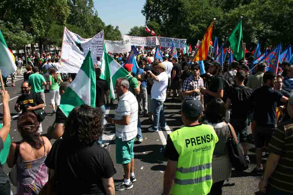 El Guadiato presente en la manifestacin de Madrid