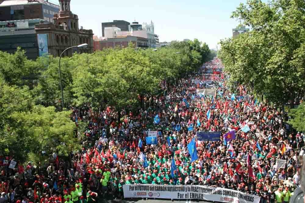 El Guadiato presente en la manifestacin de Madrid
