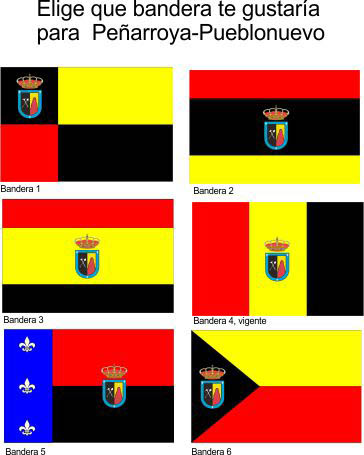 Elige que bandera te gustar�a para Pe�arroya-Pvo.