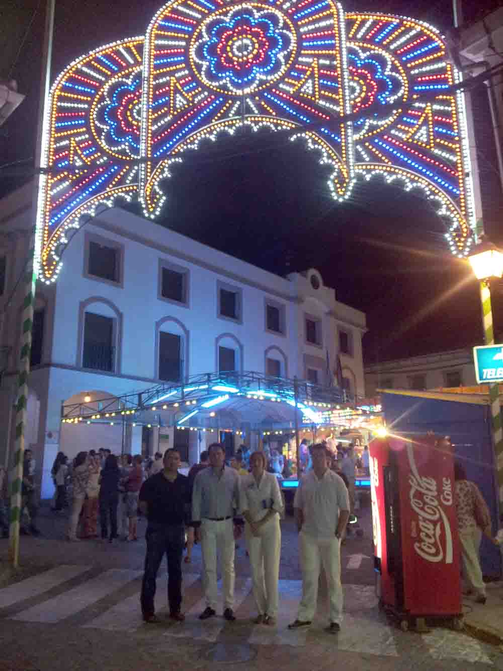 Inauguraci�n de la portada de Feria 2012