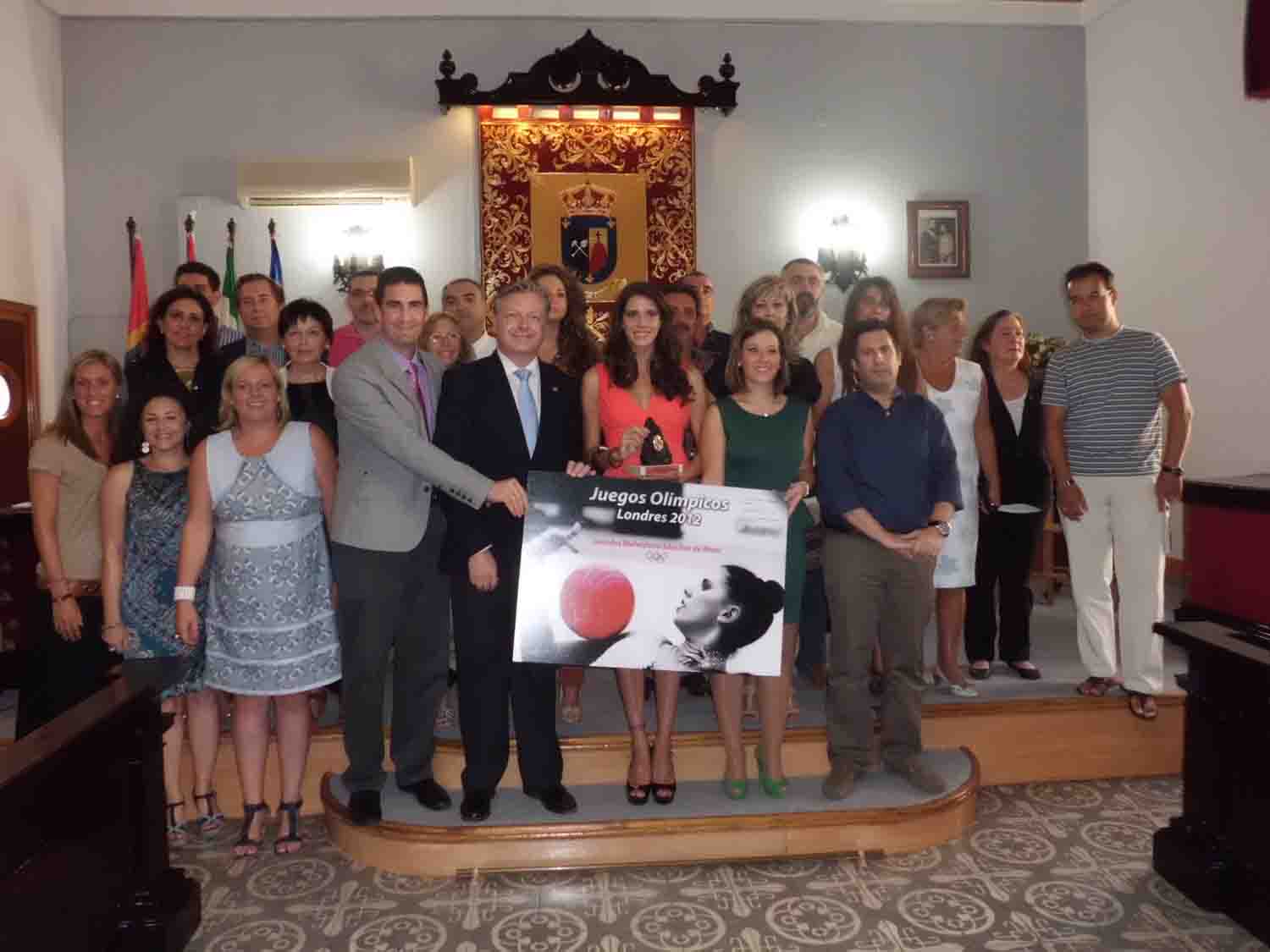 Medallo de oro a Lourdes Mohedano