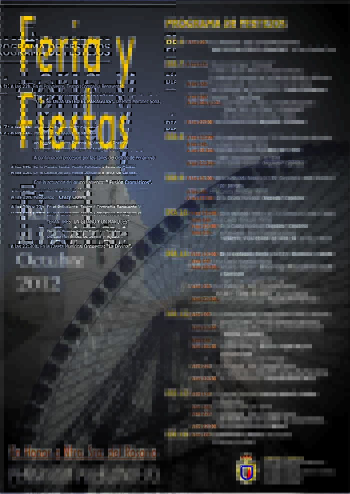 Cartel Feria de Pe�arroya