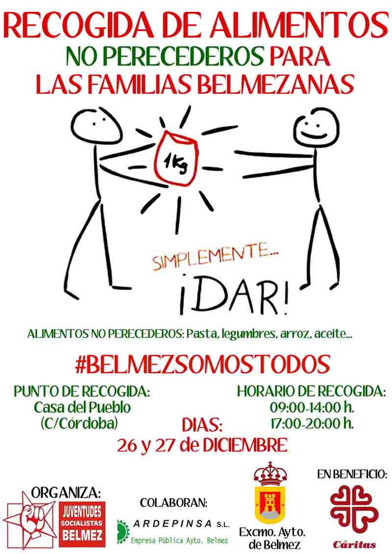 Recogida de alimentos no perecederos