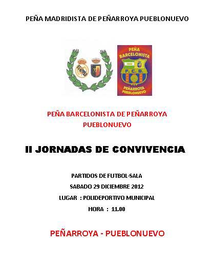 II Jornadas de convivencia