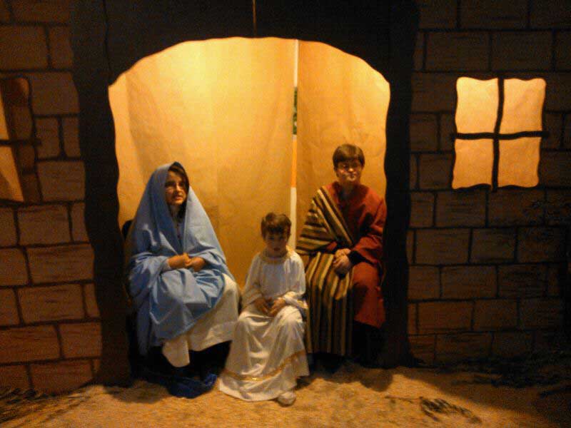 Belen viviente en S. Jos� de Calasanz