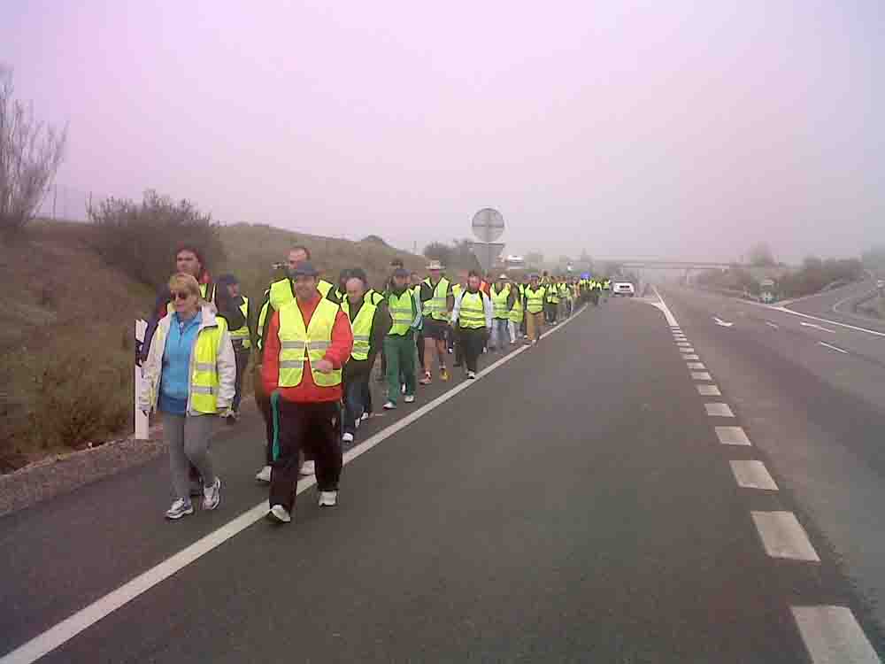 Marcha protesta del pueblo de Belmez