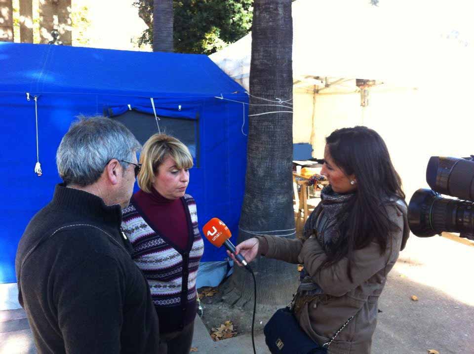  La acampada cumple ya 50 das en la Subdelegacin