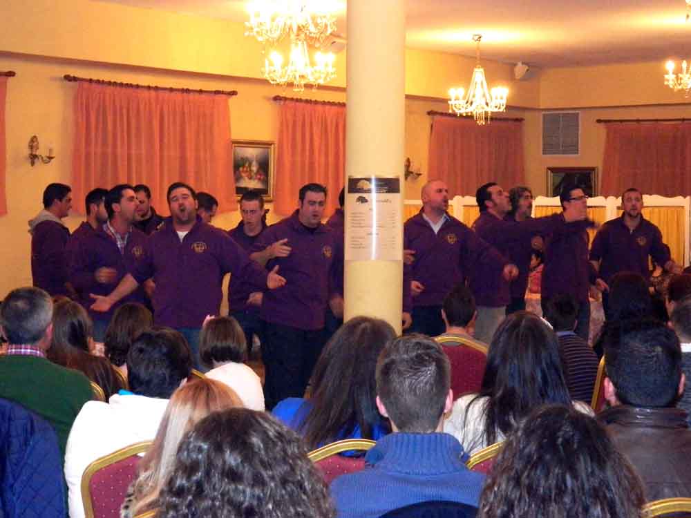 El Mago durante su presentaci�n en El Rinc�n Gastron�mico