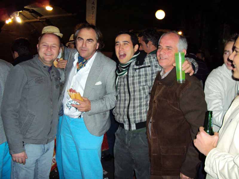 Visita del Selu a Pe�arroya (Foto archivo)