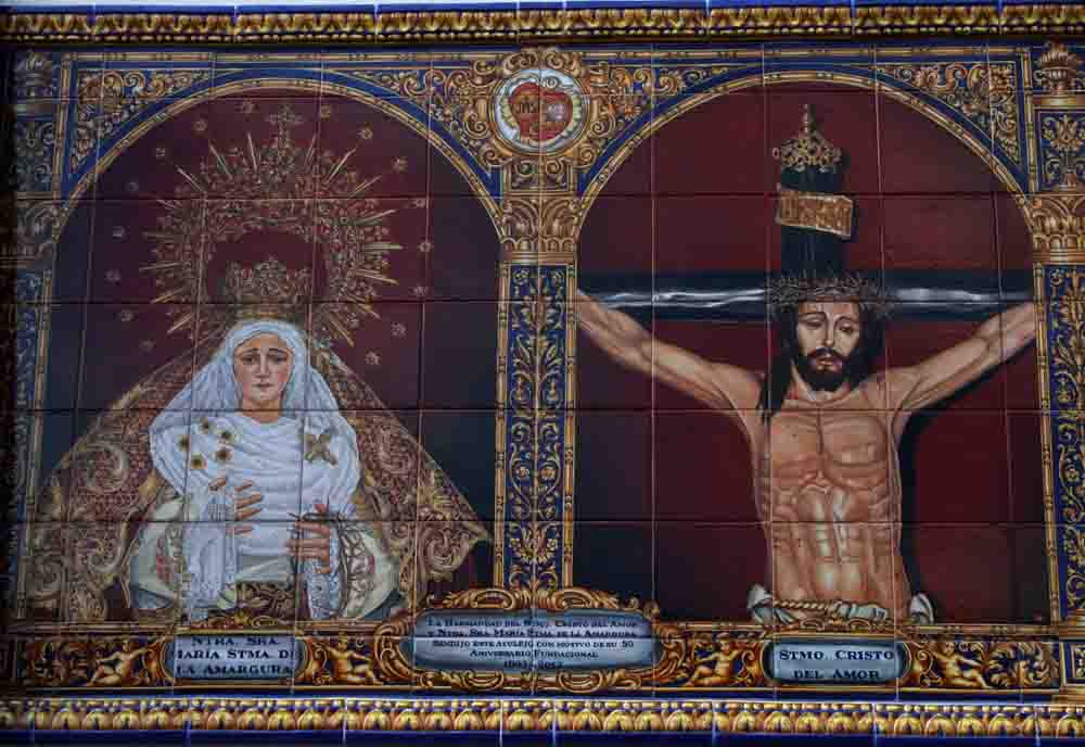 Bendici�n del azulejo-retablo en San Miguel