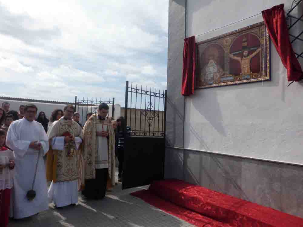 Bendici�n del azulejo-retablo en San Miguel
