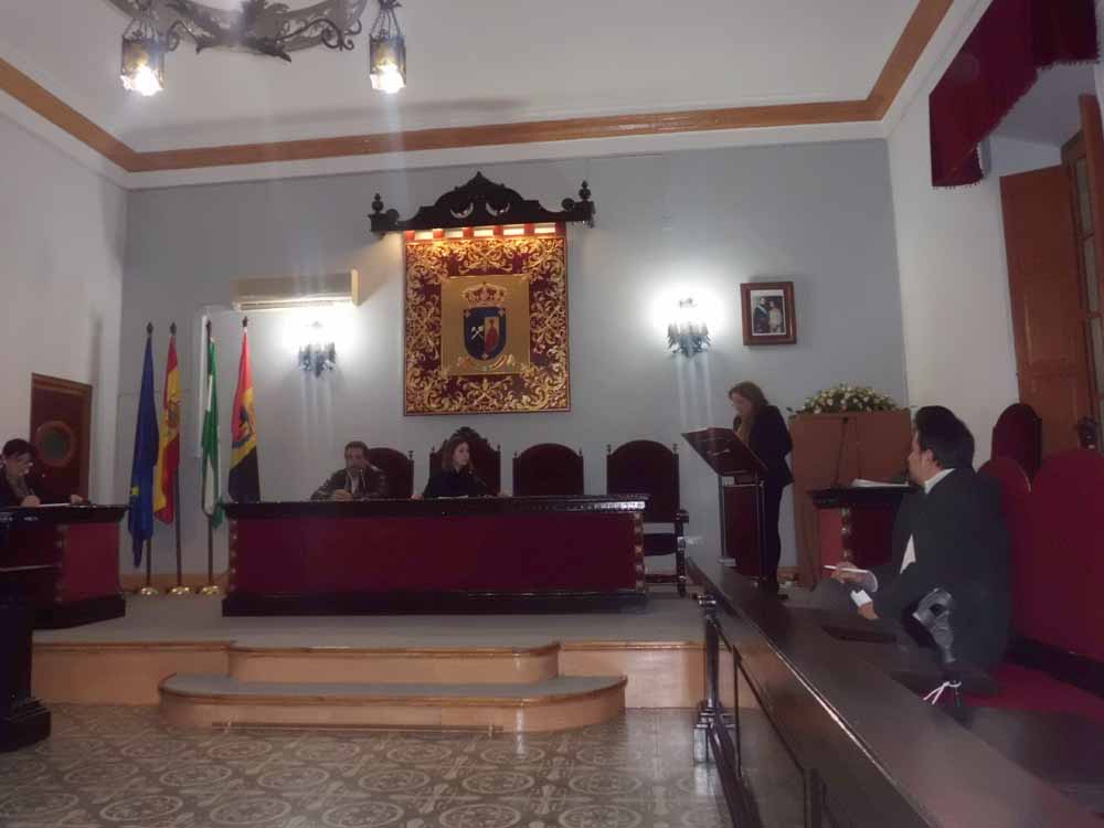 Toma de posesi�n de Enriqueta Mohedano