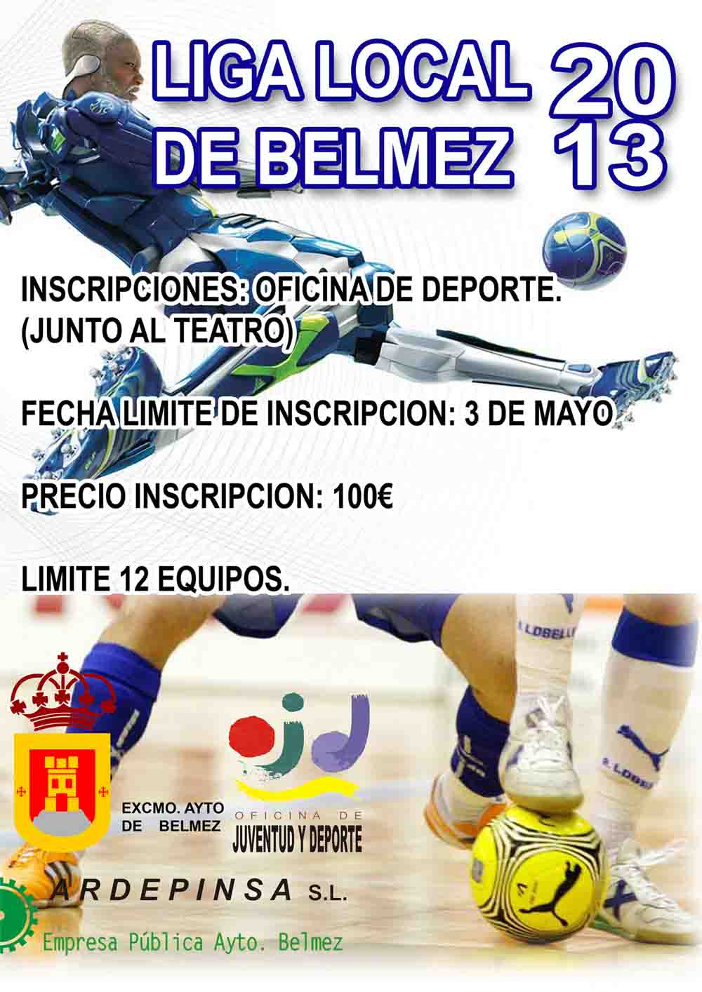 Liga local ftbol sala 2.013