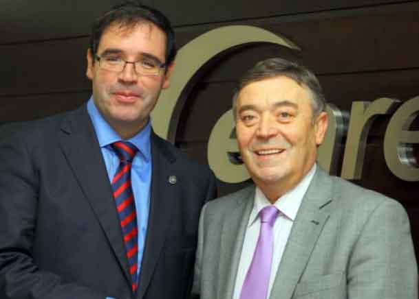 El presidente de Enresa junto al presidente de la Diputacin de Cuenca