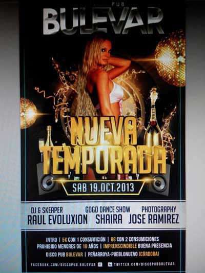 Pub Bulevar, bajo la direcci�n de Israel S�nchez