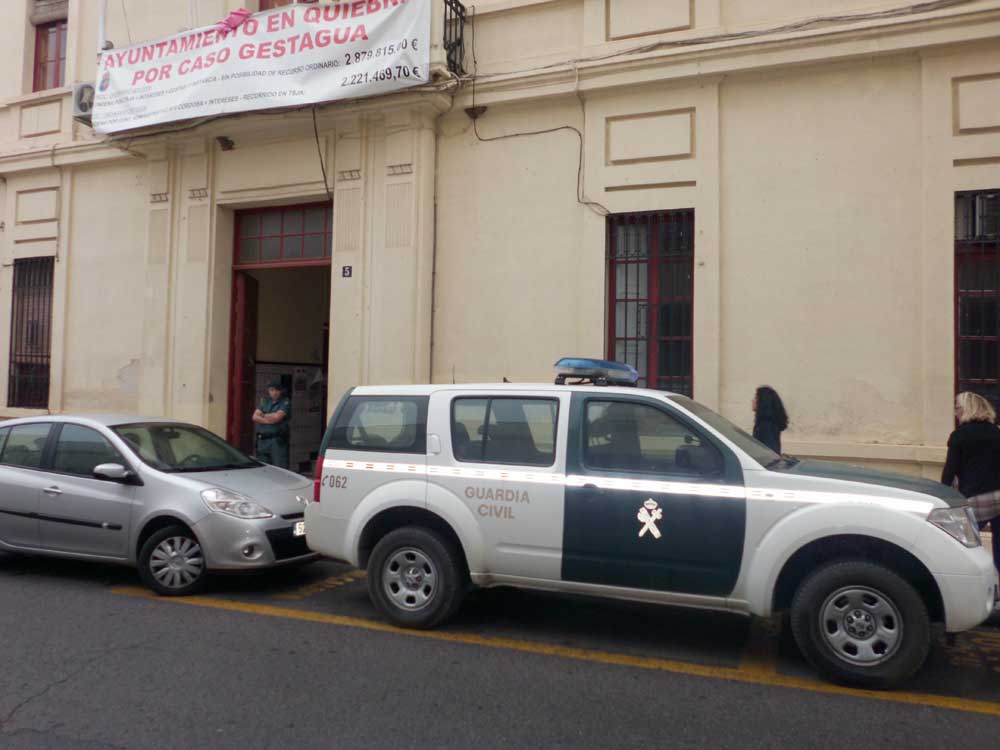Los agentes de la UCO entraron en el Ayuntamiento el 22 de octubre