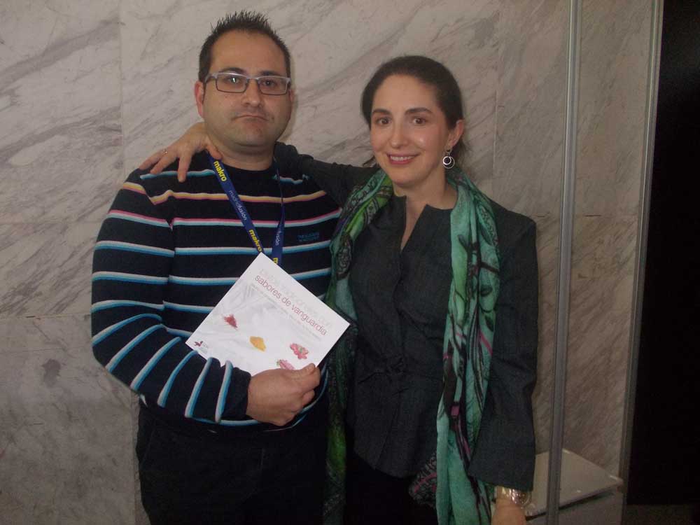 Braulio Garc�a junto a Elena Arzak