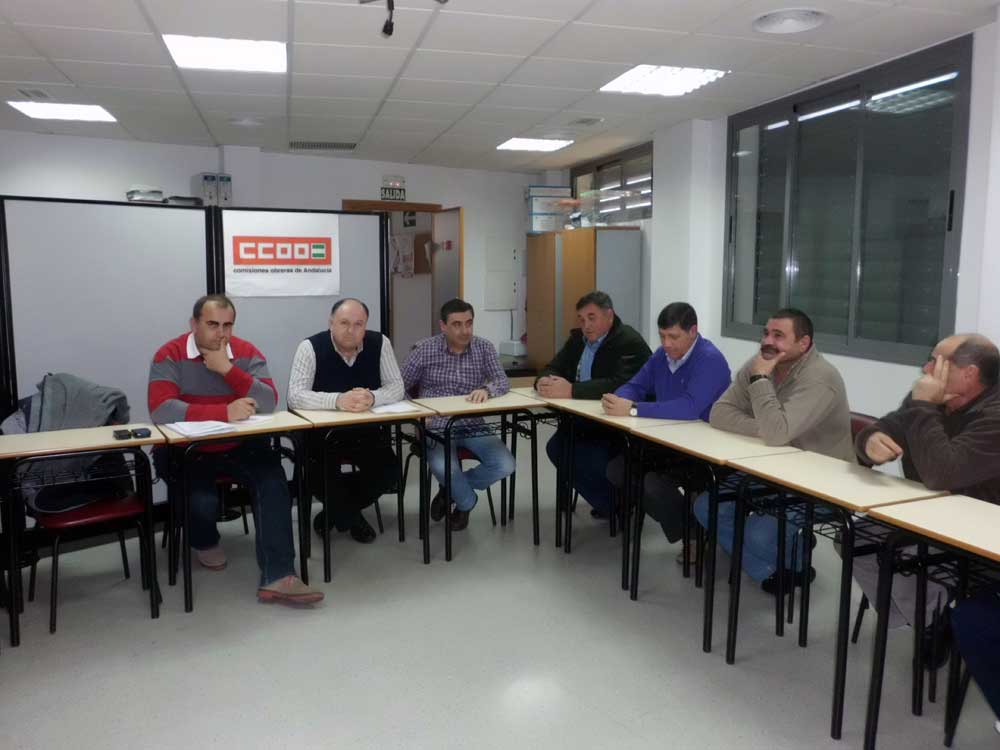 Encuentro de CCOO con trabajadores del Ayuntamiento