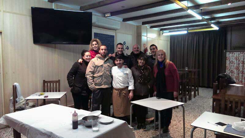 Curso de cocina en restaurante  J. Caballero