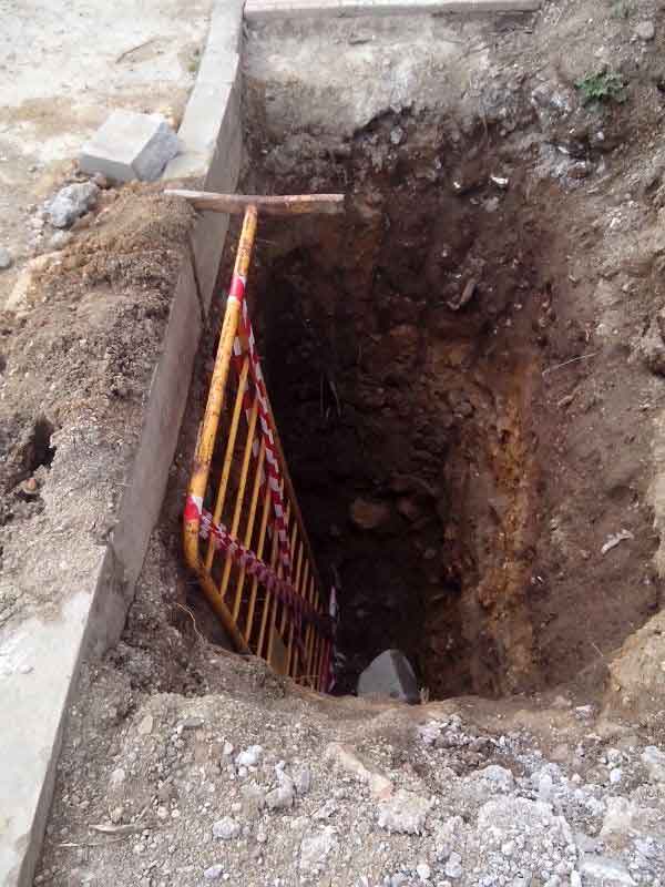 Rotura de una tuber�a hace dos semanas