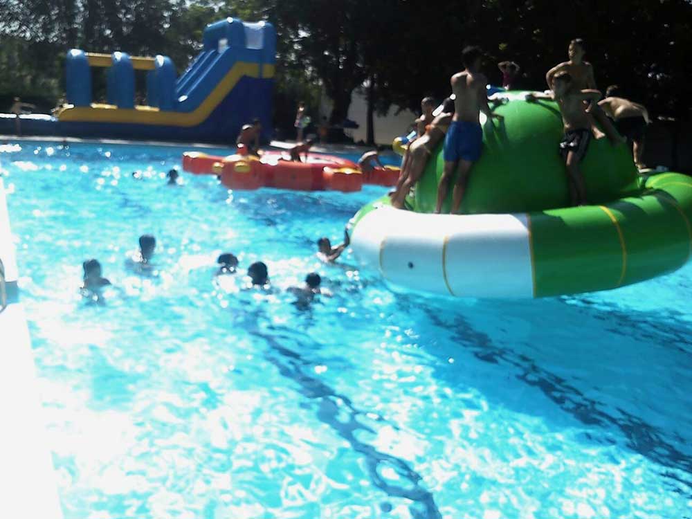 Clausura de los cursos de natación