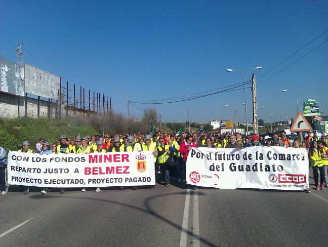 Comarca afectada por la supresin de los fondos Miner 