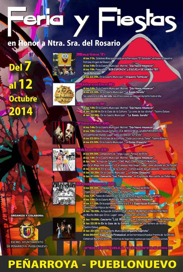 Feria y fiestas en honor de Ntra. Sra., del Rosario