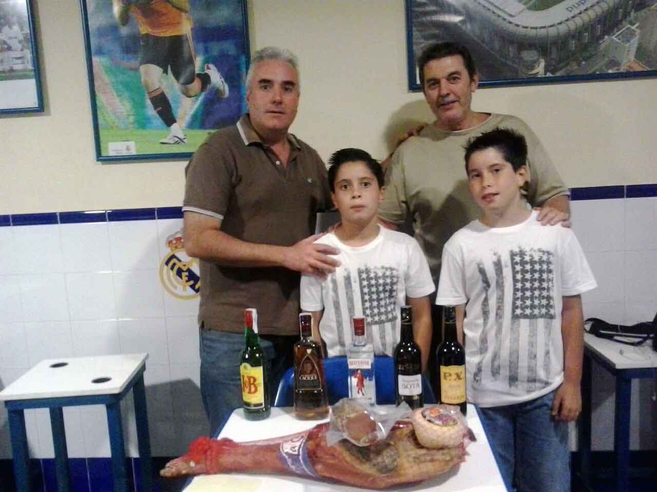 Rifa de la pe�a del Real Madrid de Pe�arroya