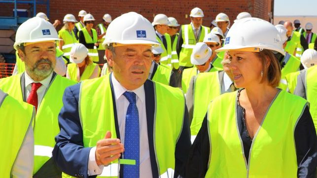 Visita a las obras del futuro ATC. Foto: Enresa