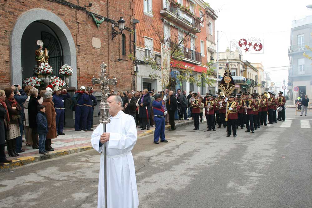 Festividad de Sta. B�rbara, inicio de actividad procesional