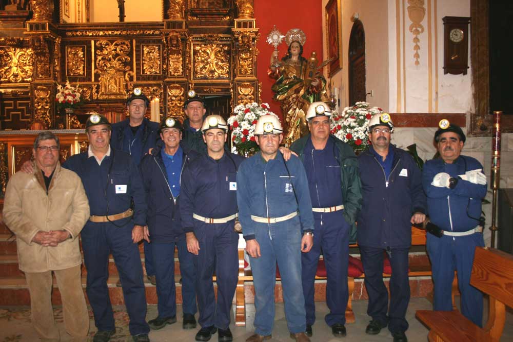 Festividad de Sta. B�rbara, inicio de actividad procesional