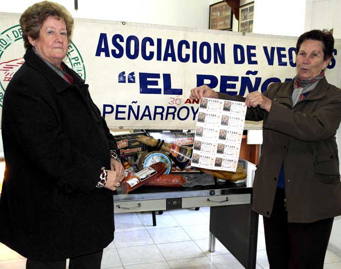 Rifa de la  Asociaci�n de Vecinos El Pe��n