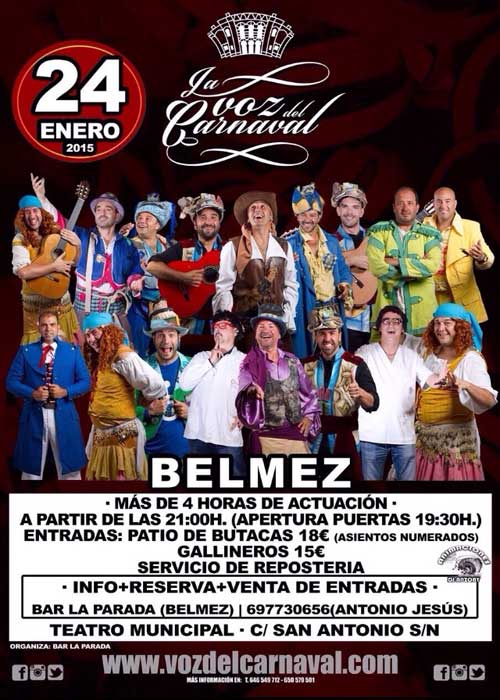 La Voz del Carnaval, 24 de enero de 2.015